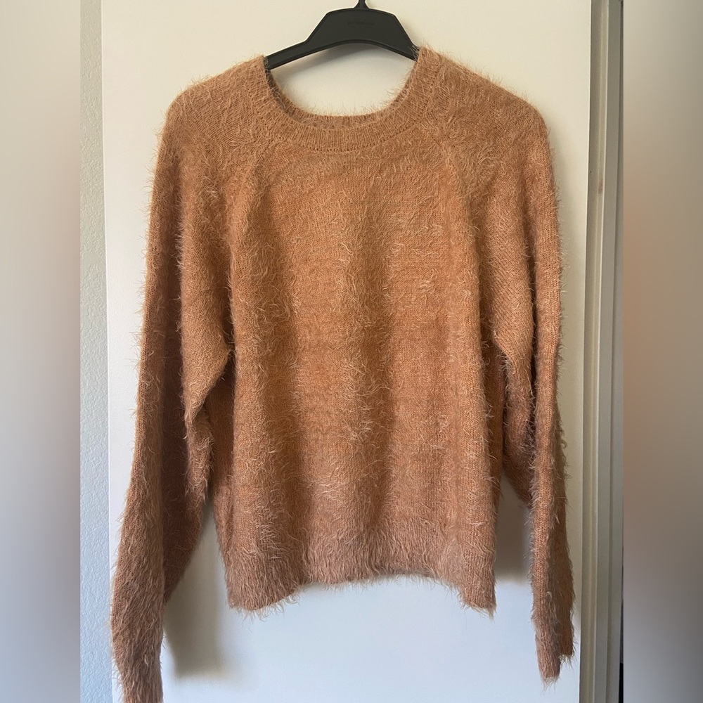 Z Supply Cozy Camel Fuzzy Sweater